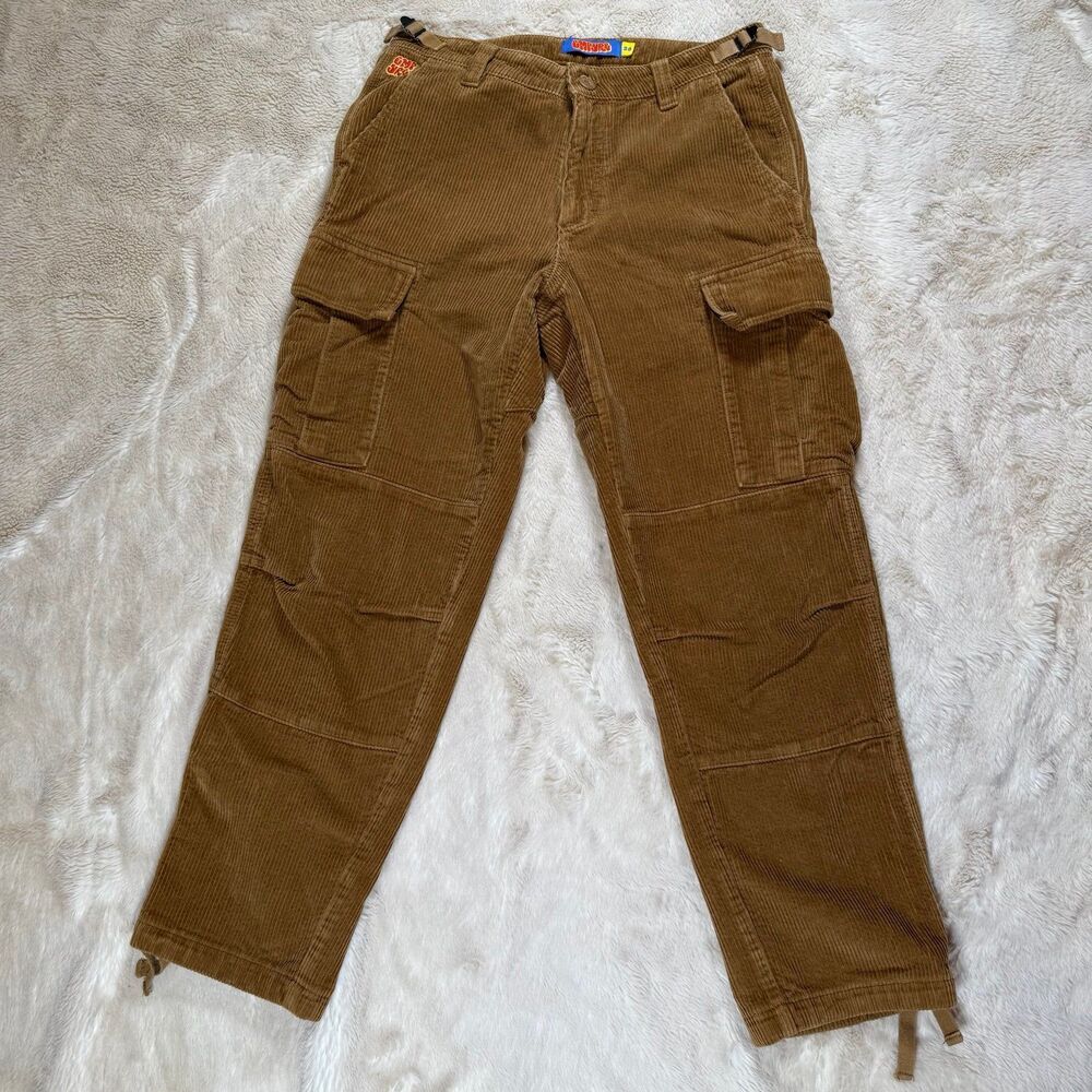Empyre Skate Tobacco Corduroy Cargo Pants Mens Sz 28